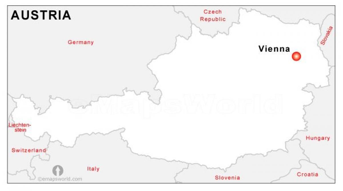 نقشه اتریش, پایتخت