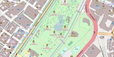 نقشه stadtpark وین
