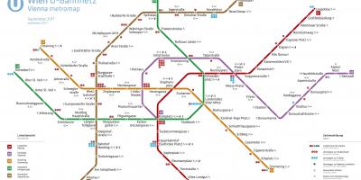 نقشه Vienna metro app