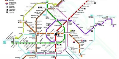 وین ایستگاه مترو نقشه