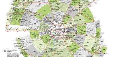 نقشه از وین مترو منطقه 100