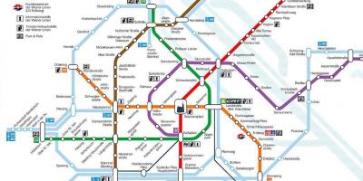 Wien نقشه مترو