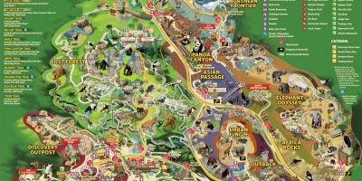 نقشه از باغ وحش وین
