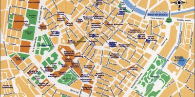 نقشه از خیابان مرکزی شهر وین