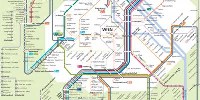 S بان Wien نقشه