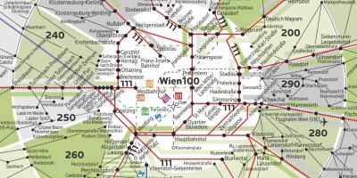 Wien منطقه 100 نقشه