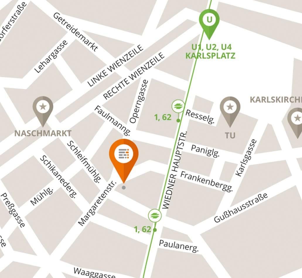 نقشه naschmarkt وین 