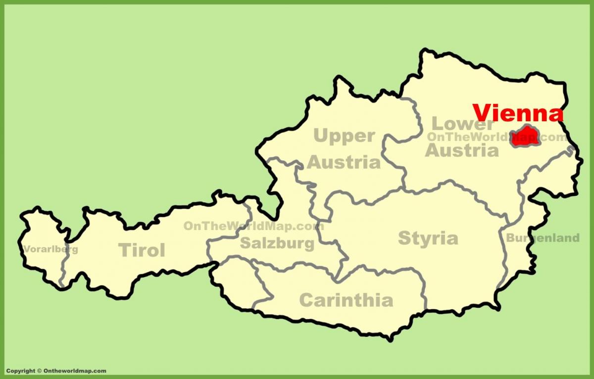 وین اتریش نقشه